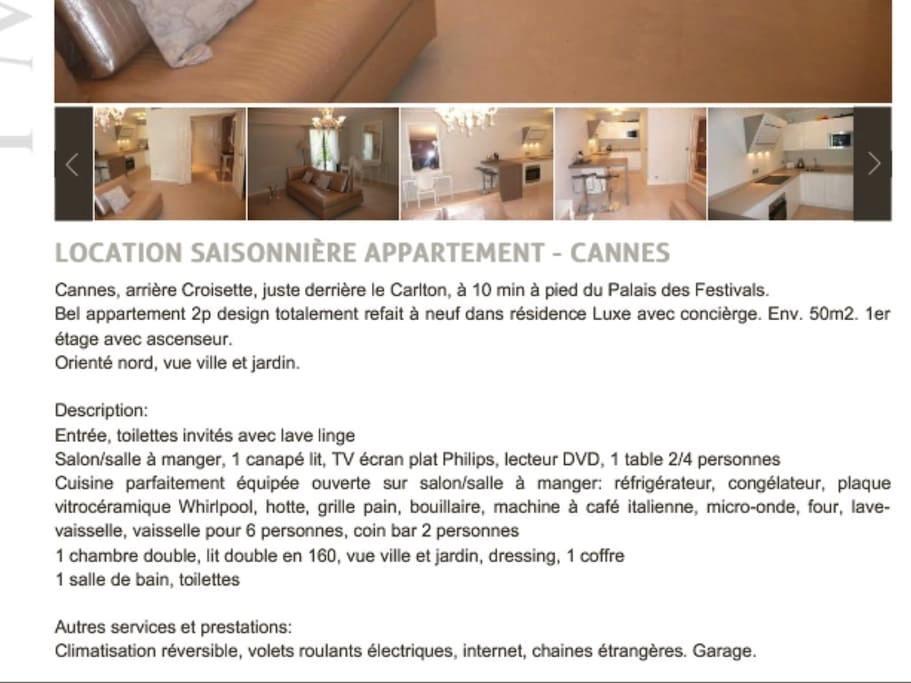 Carlton Riviera Apartment Cannes Eksteriør bilde